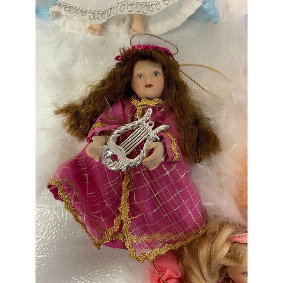 Paradise Galleries Heavenly Moments Ornament Collection Porcelain Angel Figures - Picture 3 of 7